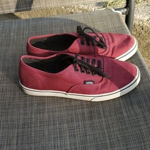 Vans Maroon Shoes